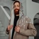 Мантия кофта теплая с ручной росписью "Руны"
