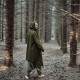 Мантия кофта теплая, длинная асимметричная с капюшоном