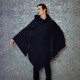 Пончо с молниями кейп Hugo Boss, шерсть