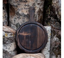 Круглая доска для подачи Rustic 