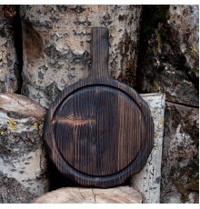Круглая доска для подачи Rustic 