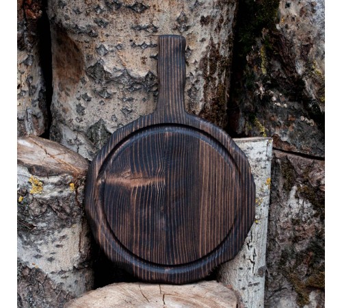 Круглая доска для подачи Rustic Круглая доска для подачи Rustic