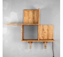 Настенная полка из дерева с подсветкой Poliform 