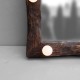Гримерное зеркало в деревянной раме Cube_L Light