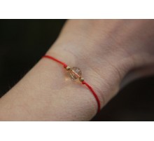 Лаконичный браслет с рутиловым кварцем 
